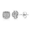 Vir Jewels 1/10 Cttw Round Cut Lab Grown Diamond Stud Earrings .925 Sterling Silver Prong Set In Silver