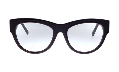 Swarovski Sk 5214 Cat-eye Eyeglasses In Black