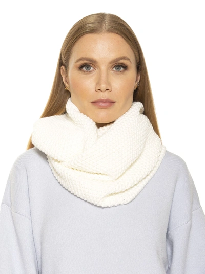 Alexia Admor Taylor Knit Snood In White