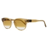 John Varvatos Oval Sunglasses V532 Yellow-cystal Yellow/cystal 51mm 532 In Yellow
