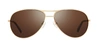 Revo Prosper Re 1139 04 Br Aviator Polarized Sunglasses In Brown