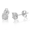 Vir Jewels 1/6 Cttw Round Cut Lab Grown Diamond Stud Earrings Prong Set In 925 Sterling Silver In Silver
