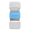 Pet Life 'zipocket' 2-in-1 Underake And Stainless Steel Travel Grooming Pet Comb In Blue