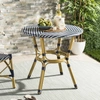 Safavieh Sidford Rattan Bistro Table In Blue