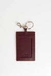 Trussardi Ussardi Leather Men's Keychain In Red