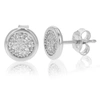 Vir Jewels 1/6 Cttw Round Lab Grown Diamond Stud Earrings .925 Sterling Silver Prong Set In Silver