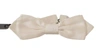 DOLCE & GABBANA Dolce & Gabbana Solid Silk Adjustable Neck Papillon Men's Tie