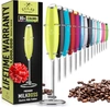 Zulay Kitchen Milk Frother With Batteries Included In Green