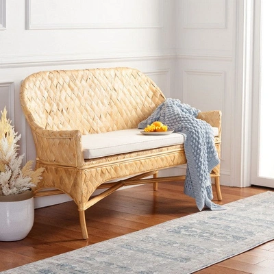 Safavieh Chorus Woven Sofa Bench In Brown