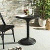 Safavieh Bilson Rattan Bistro Table In Black