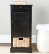 Safavieh Raven Tall Storage Unit In Black