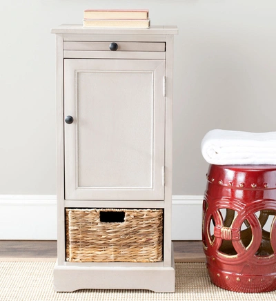 Safavieh Raven Tall Storage Unit In Grey