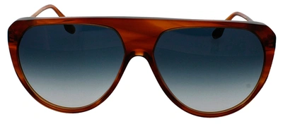 Victoria Beckham Vb600s 223 Aviator Sunglasses In Blue