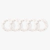 Lilysilk Pure Silk Hairband Small Size 5pcs In White