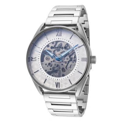 Thomas Earnshaw Men's Spencer Skeleton 42mm Automatic Watch In Silver