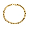 STEPHEN OLIVER 18K GOLD BOX LINK BRACELET