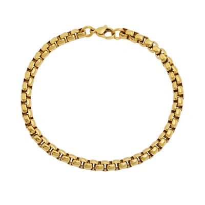 Stephen Oliver 18k Gold Box Link Bracelet