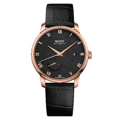 Mido Baroncelli Iii Mens Automatic Watch M027.428.36.053.00 In Black / Gold / Gold Tone / Rose / Rose Gold / Rose Gold Tone
