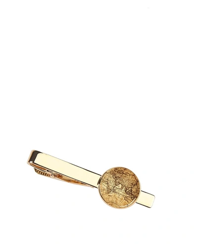 Stephen Oliver 18k Gold World Map Tie Bar