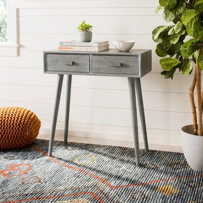 Safavieh Dean 2 Drawer Console In Grey