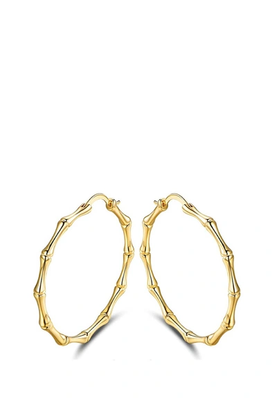 Liv Oliver 18k Gold Hoop Earrings