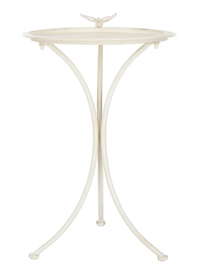 Safavieh Kensi Bird Bath In Pearl