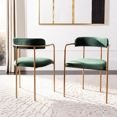 Safavieh Camille Side Chair In Green