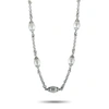 Scott Kay Silver Pearl Necklace In Silver
