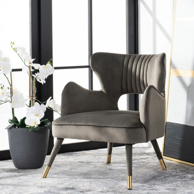Safavieh Blair Wingback Accent Chair In Gold