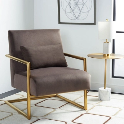 Safavieh Konomi Arm Chair In Taupe