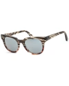 Ray Ban Rb2168 Grey Gradient Brown Stripped Sunglasses In Blue