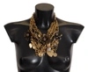 DOLCE & GABBANA Dolce & Gabbana Brass Sicily Charm Heart Statement Women's Necklace