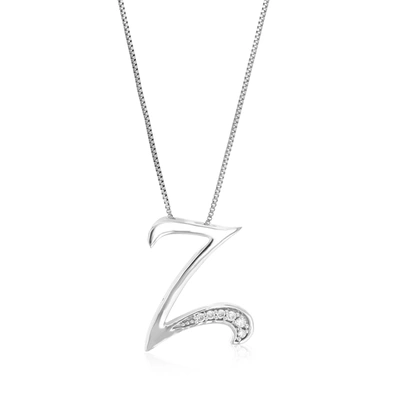 Vir Jewels 1/20 Cttw Round 6 Stones Lab Grown Diamond Pendant Necklace .925 Sterling Silver 1/2 Inch With 18 In
