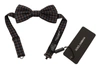 DOLCE & GABBANA Dolce & Gabbana Silk Adjustable Neck Papillon Bow Men's Tie