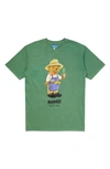 Market Botanical Bear Graphic Tee In Green
