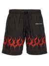 VISION OF SUPER FLAME BEACHWEAR BLACK