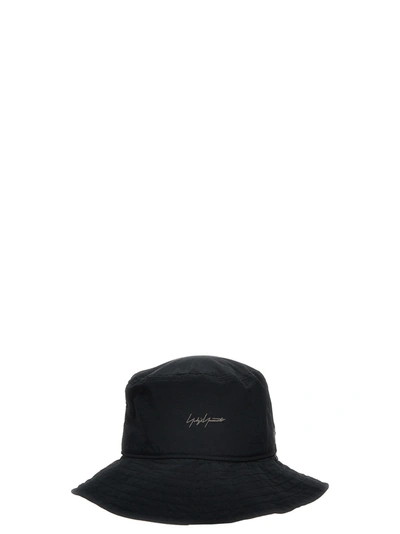 Yohji Yamamoto X New Era Logo Embroidered Bucket Hat In Black