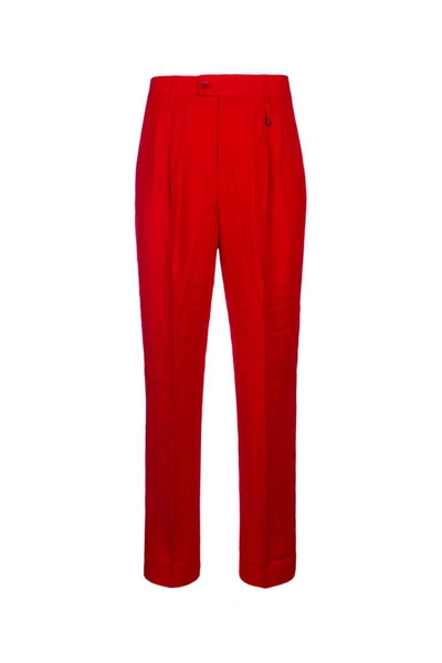 Jacquemus Pants In Red