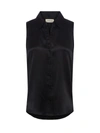 L AGENCE EMMY SLEEVELESS SILK BLOUSE