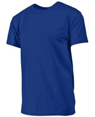 Champion Classic Graphic T-shirt, Tonal Script Logo In Blue