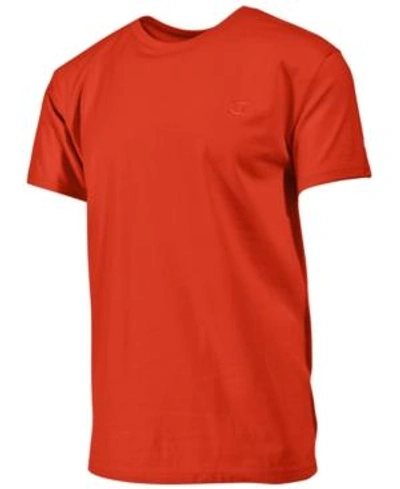 Champion Men's Cotton Jersey T-shirt In Orange