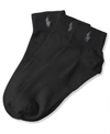 Polo Ralph Lauren Ralph Lauren Men's 3-pk. Technical Quarter Socks In Black