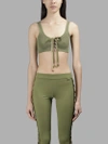 Fenty X Puma Women's Green Lacing Long Bra In Green