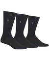 Polo Ralph Lauren Ralph Lauren 3-pack Supersoft Ribbed Socks In Navy