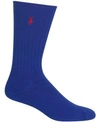 POLO RALPH LAUREN MEN'S CREW SOCKS