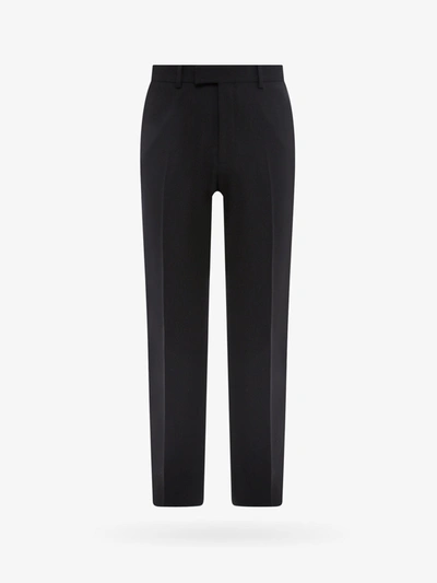 Ferragamo Pleat-detail Trousers In Black