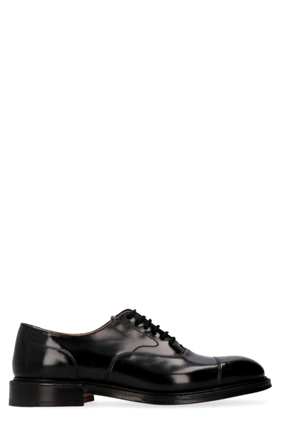 Church's Lancaster Leather Lace-up Derby Shoes In Black