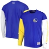 TOMMY JEANS TOMMY JEANS ROYAL GOLDEN STATE WARRIORS RICHIE COLOR BLOCK LONG SLEEVE T-SHIRT