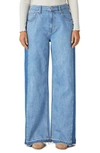 LUCKY BRAND INSET LOW RISE SUPER WIDE LEG JEANS