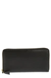 Comme Des Garçons Classic Leather Zip Around Wallet In Black